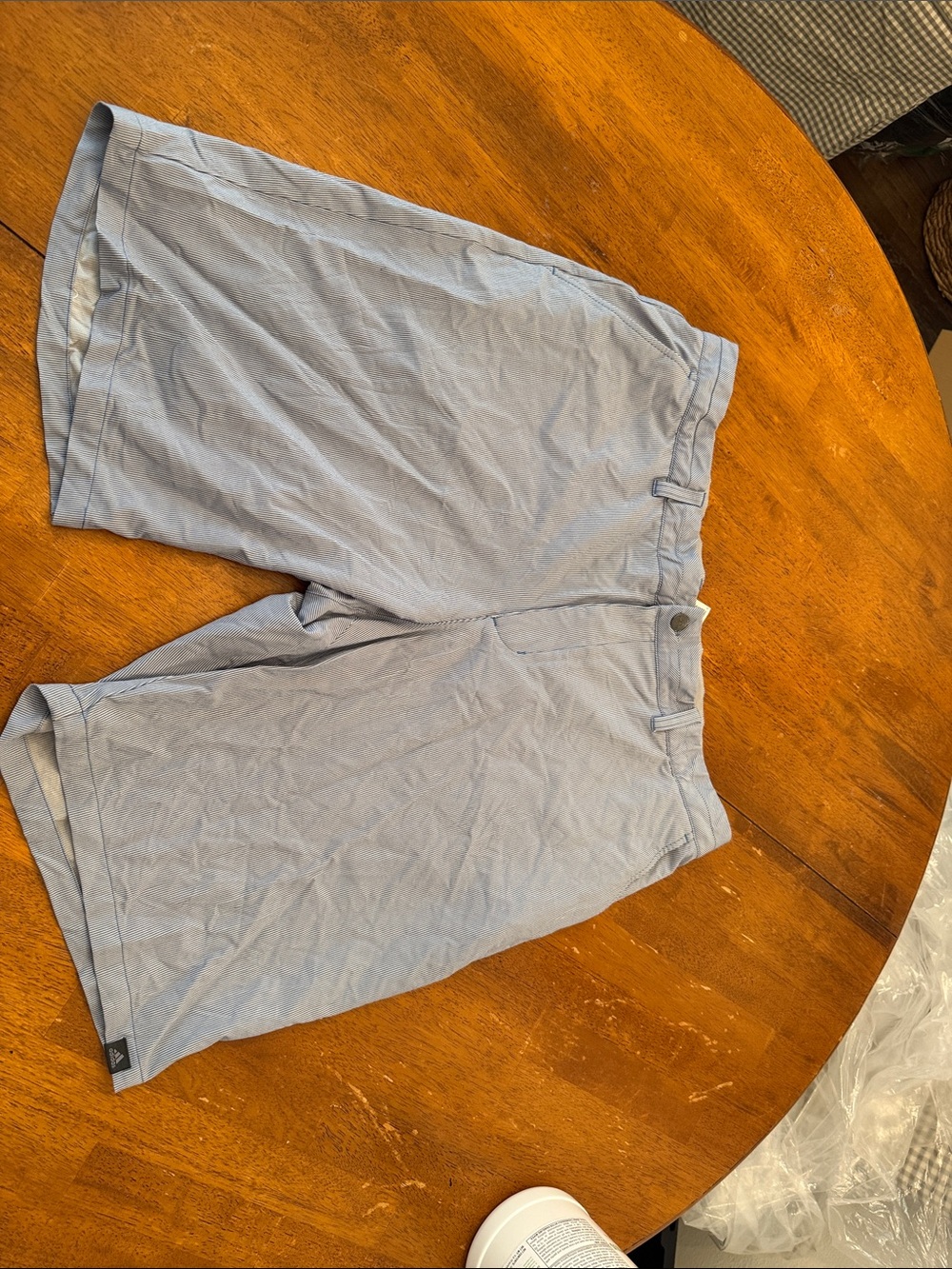Men's Classic Light Blue Chino Shorts Adidas size 40